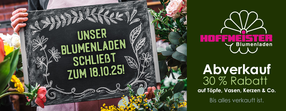 Hoffmeister Blumenladen Schliessung